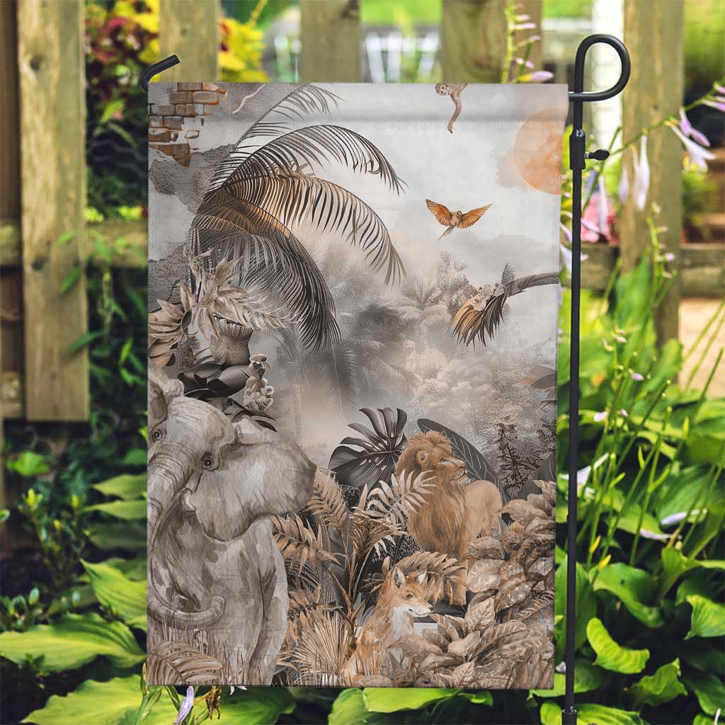 Africa Safari Animals Garden Flag - Wonder Print Shop