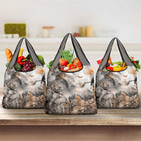 Africa Safari Animals Grocery Bag