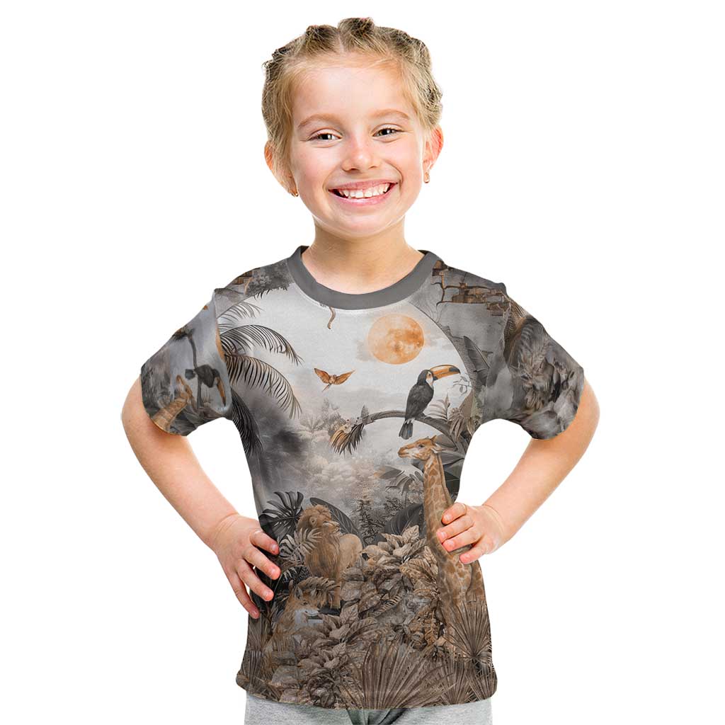 Africa Safari Animals Kid T Shirt - Wonder Print Shop