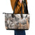 Africa Safari Animals Leather Tote Bag - Wonder Print Shop