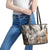 Africa Safari Animals Leather Tote Bag - Wonder Print Shop