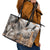Africa Safari Animals Leather Tote Bag - Wonder Print Shop