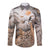 Africa Safari Animals Long Sleeve Button Shirt - Wonder Print Shop