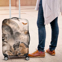 Africa Safari Animals Luggage Cover - Wonder Print Shop