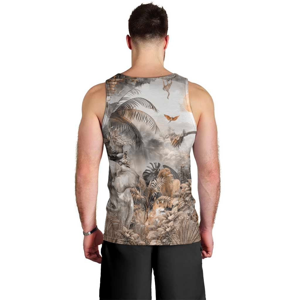 Africa Safari Animals Men Tank Top - Wonder Print Shop