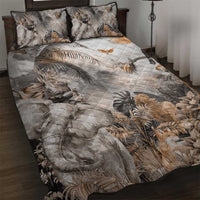 Africa Safari Animals Quilt Bed Set - Wonder Print Shop