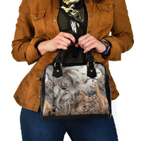 Africa Safari Animals Shoulder Handbag