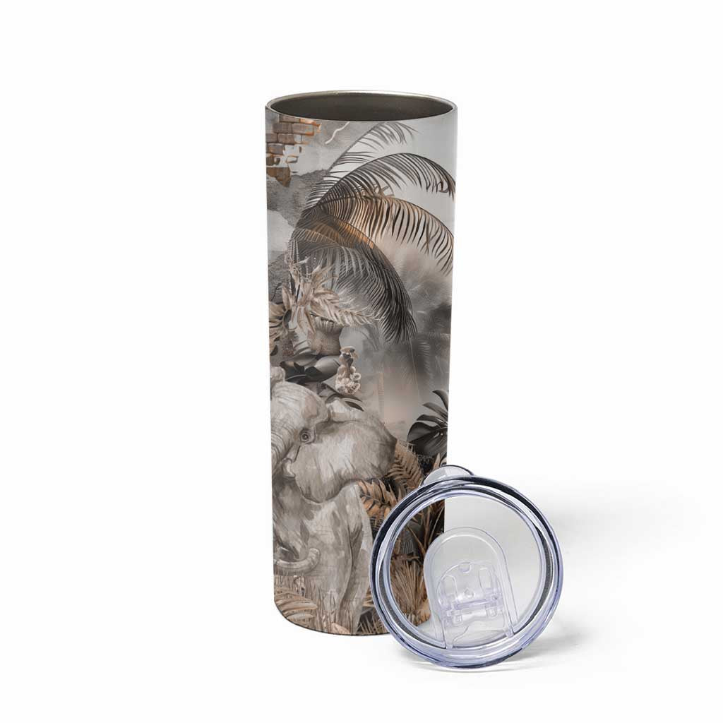 Africa Safari Animals Skinny Tumbler - Wonder Print Shop