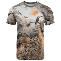 Africa Safari Animals T Shirt - Wonder Print Shop