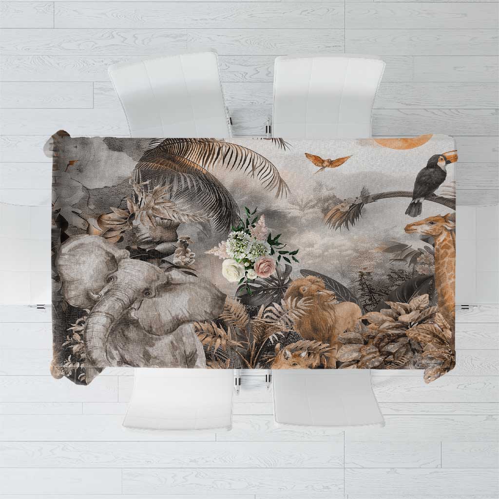 Africa Safari Animals Tablecloth - Wonder Print Shop