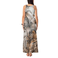 Africa Safari Animals Tank Maxi Dress - Wonder Print Shop