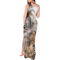 Africa Safari Animals Tank Maxi Dress - Wonder Print Shop