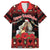 Personalized Albania Christmas Family Matching Off Shoulder Maxi Dress and Hawaiian Shirt Albanian Man Playing Lahuta With Red Poppy - Wonder Print Shop