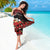 Personalized Albania Christmas Sarong Albanian Man Playing Lahuta With Red Poppy - Wonder Print Shop