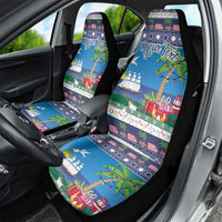 Personalized Liberia Christmas Car Seat Cover The Love of Liberty Brought Us Here - Wonder Print Shop