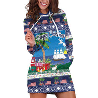 Personalized Liberia Christmas Hoodie Dress The Love of Liberty Brought Us Here - Wonder Print Shop