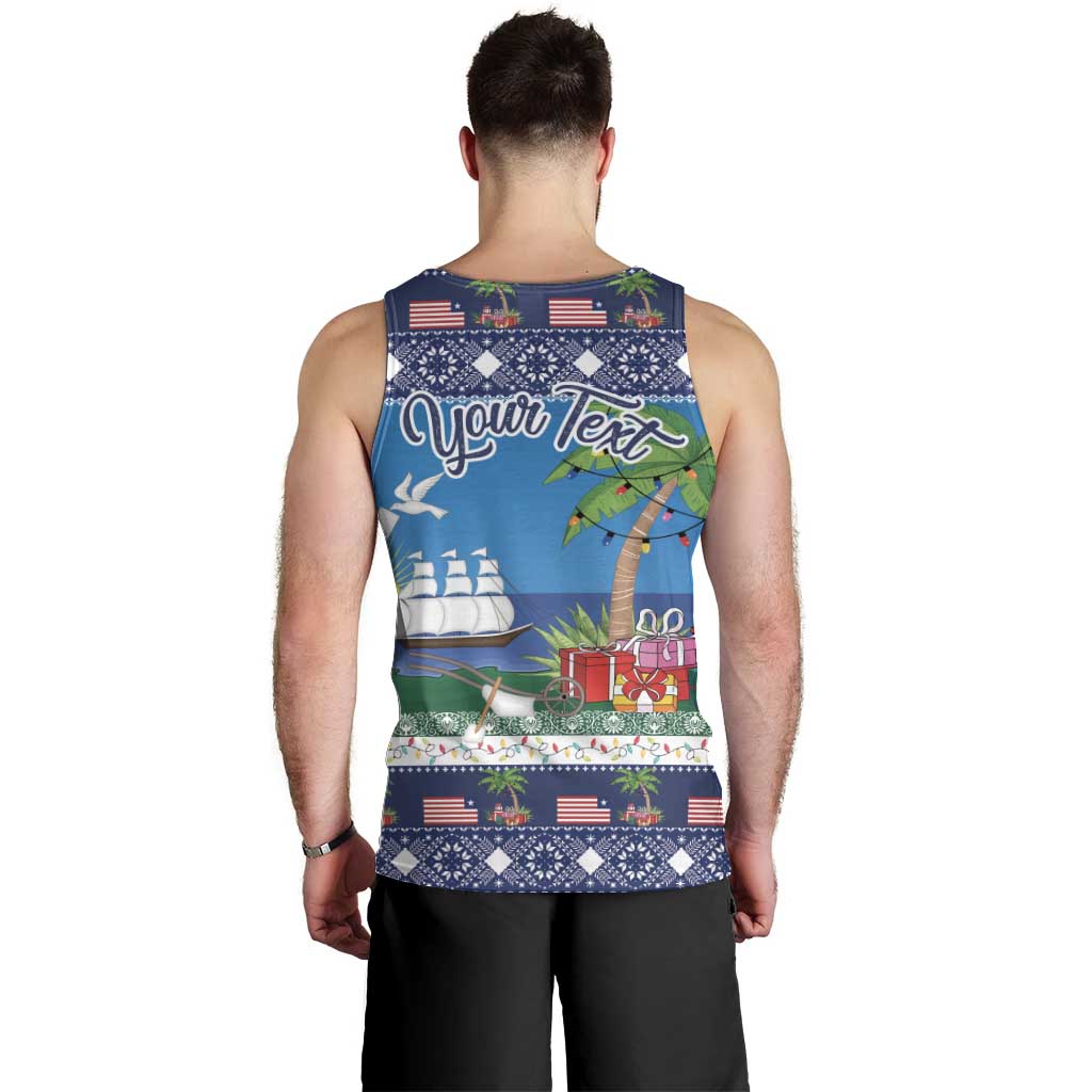 Personalized Liberia Christmas Men Tank Top The Love of Liberty Brought Us Here - Wonder Print Shop
