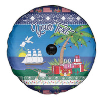 Personalized Liberia Christmas Spare Tire Cover The Love of Liberty Brought Us Here - Wonder Print Shop
