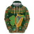 Personalized Ireland Christmas Hoodie Irish Harp With Lucky Shamrock - Wonder Print Shop