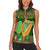Personalized Ireland Christmas Women Sleeveless Polo Shirt Irish Harp With Lucky Shamrock - Wonder Print Shop