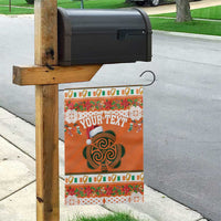 Personalized Ireland Christmas Garden Flag Irish Shamrock Celtic Nollaig Shona Dhuit - Wonder Print Shop