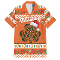 Personalized Ireland Christmas Hawaiian Shirt Irish Shamrock Celtic Nollaig Shona Dhuit - Wonder Print Shop