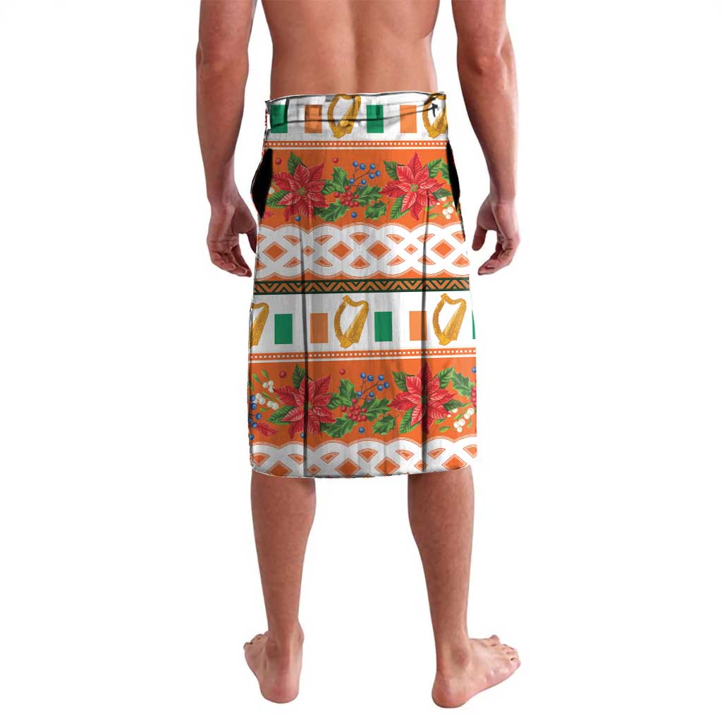 Personalized Ireland Christmas Lavalava Irish Shamrock Celtic Nollaig Shona Dhuit - Wonder Print Shop