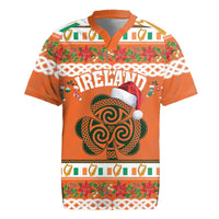Personalized Ireland Christmas Rugby Jersey Irish Shamrock Celtic Nollaig Shona Dhuit - Wonder Print Shop