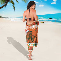 Personalized Ireland Christmas Sarong Irish Shamrock Celtic Nollaig Shona Dhuit - Wonder Print Shop