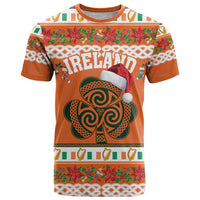 Personalized Ireland Christmas T Shirt Irish Shamrock Celtic Nollaig Shona Dhuit - Wonder Print Shop
