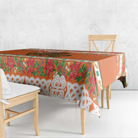 Personalized Ireland Christmas Tablecloth Irish Shamrock Celtic Nollaig Shona Dhuit - Wonder Print Shop