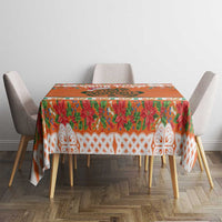 Personalized Ireland Christmas Tablecloth Irish Shamrock Celtic Nollaig Shona Dhuit - Wonder Print Shop