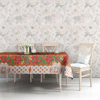 Personalized Ireland Christmas Tablecloth Irish Shamrock Celtic Nollaig Shona Dhuit - Wonder Print Shop