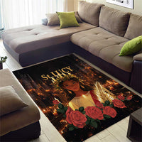 Happy St. Lucy Area Rug Light of Christ - Wonder Print Shop