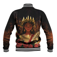 Happy St. Lucy Baseball Jacket Light of Christ - Wonder Print Shop