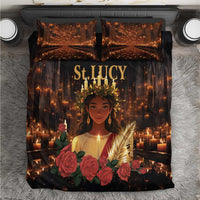Happy St. Lucy Bedding Set Light of Christ - Wonder Print Shop
