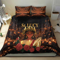 Happy St. Lucy Bedding Set Light of Christ - Wonder Print Shop