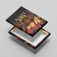 Happy St. Lucy Canvas Wall Art Light of Christ - Wonder Print Shop