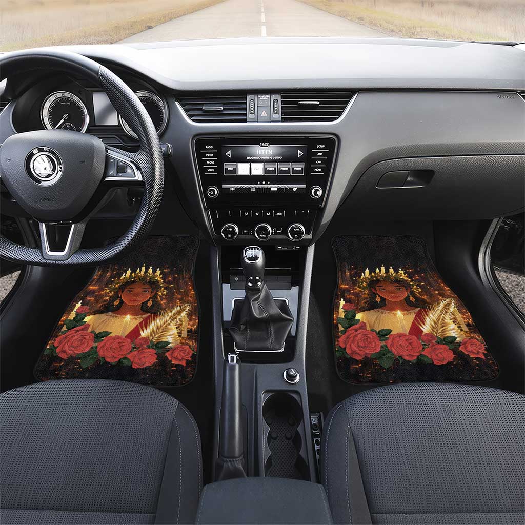 Happy St. Lucy Car Mats Light of Christ - Wonder Print Shop