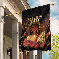 Happy St. Lucy Garden Flag Light of Christ - Wonder Print Shop
