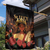 Happy St. Lucy Garden Flag Light of Christ - Wonder Print Shop