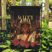 Happy St. Lucy Garden Flag Light of Christ - Wonder Print Shop