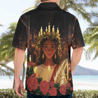 Happy St. Lucy Hawaiian Shirt Light of Christ - Wonder Print Shop