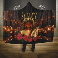 Happy St. Lucy Hooded Blanket Light of Christ