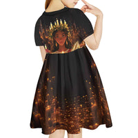 Happy St. Lucy Kid Short Sleeve Dress Light of Christ - Wonder Print Shop