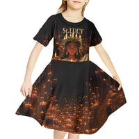 Happy St. Lucy Kid Short Sleeve Dress Light of Christ - Wonder Print Shop