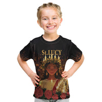 Happy St. Lucy Kid T Shirt Light of Christ - Wonder Print Shop