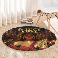 Happy St. Lucy Round Carpet Light of Christ