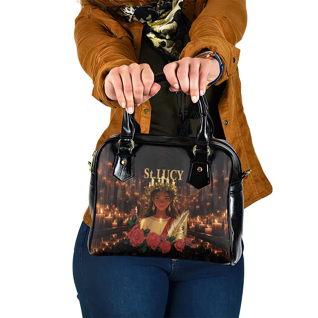 Happy St. Lucy Shoulder Handbag Light of Christ