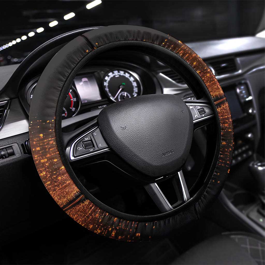 Happy St. Lucy Steering Wheel Cover Light of Christ - Wonder Print Shop